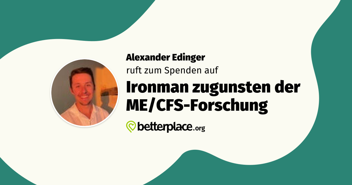 Ironman zugunsten der ME/CFS-Forschung von Alexander Edinger ...